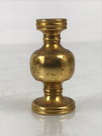 Japanese Buddhist Altar Fitting Metal Flower Vase Hanatate Butsugu Gold BA647