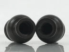 Japanese Buddhist Altar Fitting Metal Flower Vase Vtg Hanatate Brown 2pcs BA648