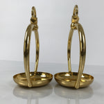 Japanese Buddhist Altar Fitting Metal Hanging Lantern Rinto 2pc Spare Part BA796