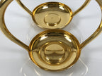 Japanese Buddhist Altar Fitting Metal Hanging Lantern Rinto 2pc Spare Part BA796