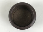 Japanese Buddhist Altar Fitting Metal Incense Burner Vtg Koro Cup Brown BA655
