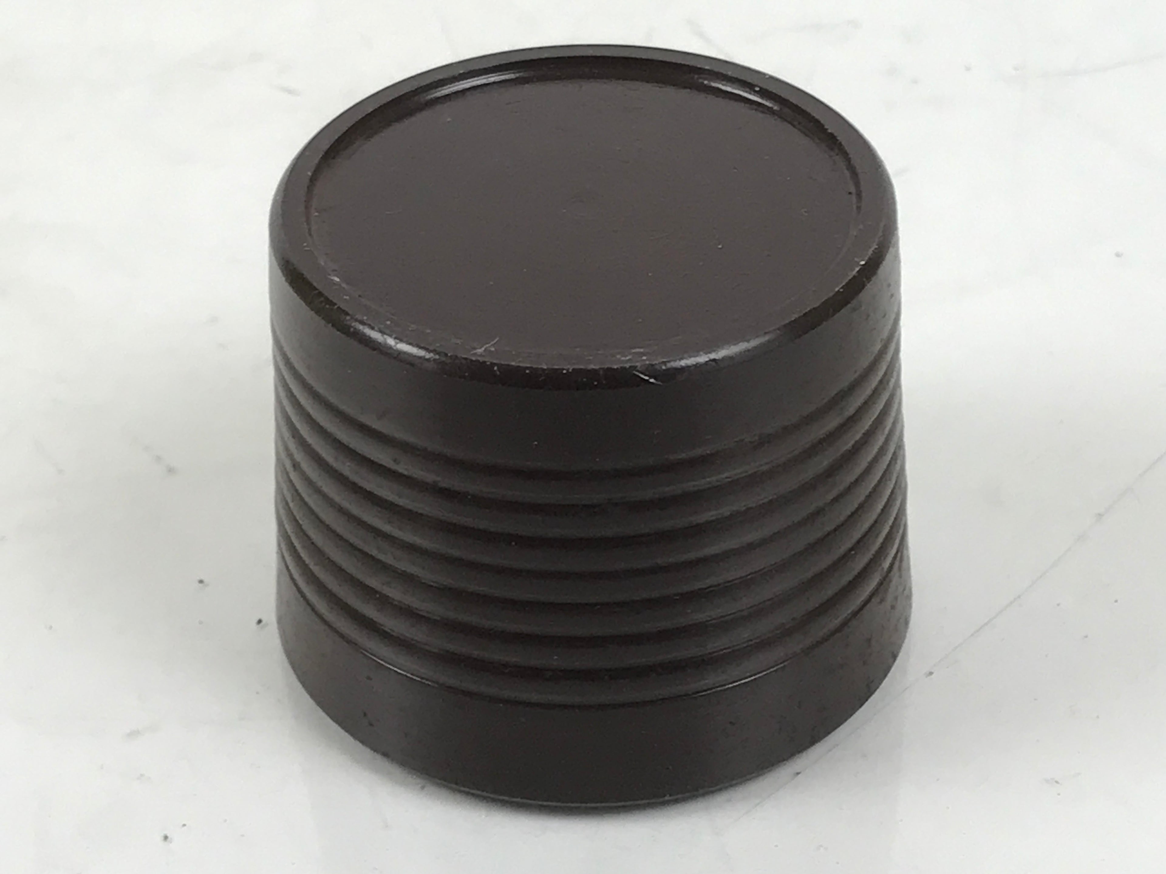 Japanese Buddhist Altar Fitting Metal Incense Burner Vtg Koro Cup Brown BA655