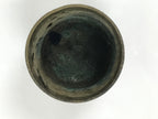 Japanese Buddhist Altar Fitting Metal Incense Burner Vtg Koro Cup Gold BA814