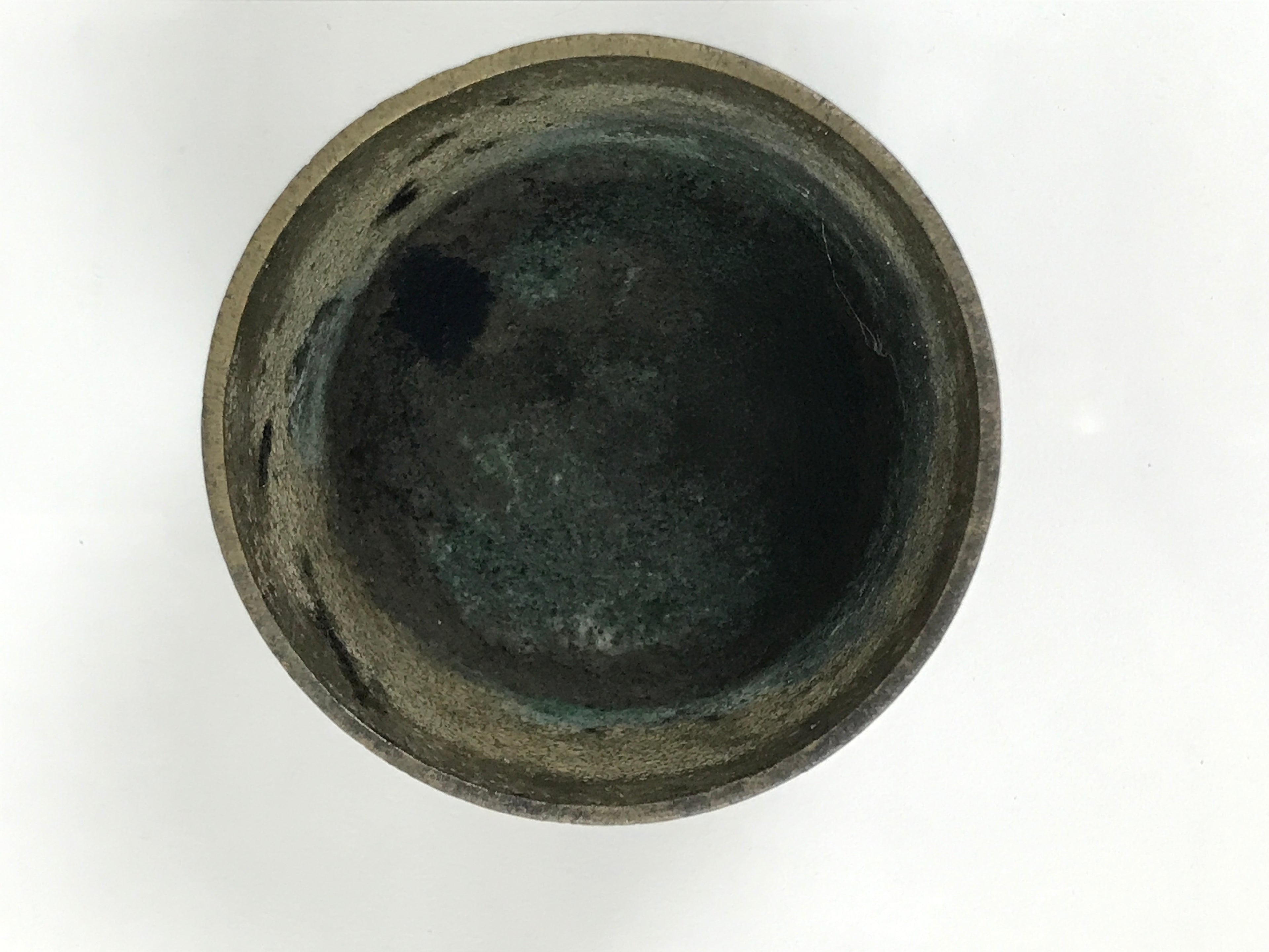 Japanese Buddhist Altar Fitting Metal Incense Burner Vtg Koro Cup Gold BA814