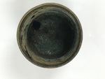 Japanese Buddhist Altar Fitting Metal Incense Burner Vtg Koro Cup Gold BA814