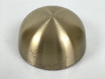 Japanese Buddhist Altar Fitting Metal Orin Bell Singing Bowl Wood Stand BA903
