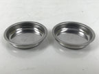 Japanese Buddhist Altar Fitting Metal Rice Offering Cup 2pc Butsugu Brown BA669