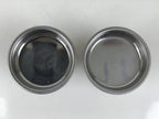 Japanese Buddhist Altar Fitting Metal Rice Offering Cup 2pc Butsugu Brown BA669