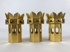 Japanese Buddhist Altar Fitting Octagon Offering Stand Kuge 6pc Wood Box BA171
