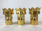 Japanese Buddhist Altar Fitting Octagon Offering Stand Kuge 6pc Wood Box BA171