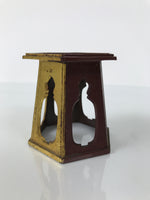 Japanese Buddhist Altar Fitting Offering Cup Stand Bukki Butsugu Gold Red BA734