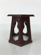 Japanese Buddhist Altar Fitting Offering Cup Stand Bukki Butsugu Gold Red BA734