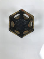 Japanese Buddhist Altar Fitting Offering Cup Stand Bukki Butsugu Gold Red BA736