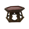 Japanese Buddhist Altar Fitting Offering Cup Stand Bukki Butsugu Gold Red BA736