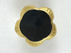 Japanese Buddhist Altar Fitting Offering Cup Stand Vtg Bukki Butsugu Gold BA31