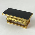 Japanese Buddhist Altar Fitting Offering Table Vtg Maejyoku Uwajyoku Gold BA206