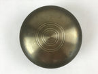Japanese Buddhist Altar Fitting Orin Bell Singing Bowl Vtg Lacquered Stand BA127