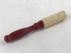 Japanese Buddhist Altar Fitting Orin Bell Singing Bowl Vtg Pillow Striker BA116