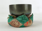 Japanese Buddhist Altar Fitting Orin Bell Singing Bowl Vtg Pillow Striker BA116