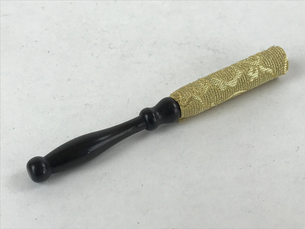 Japanese Buddhist Altar Fitting Orin Bell Singing Bowl Vtg Pillow Striker BA117