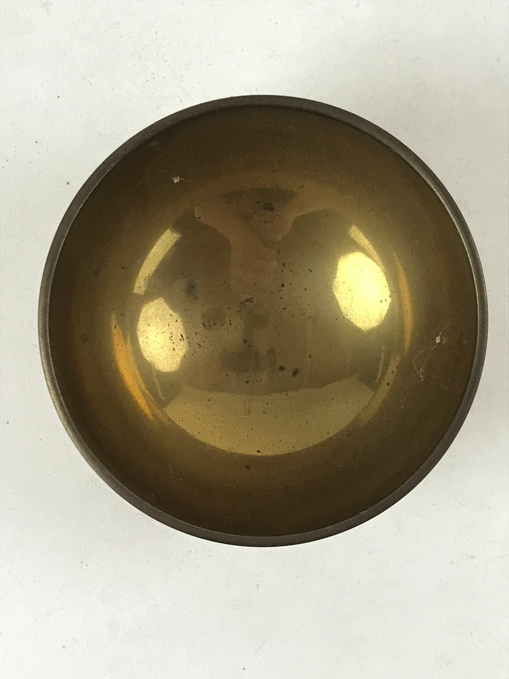 Japanese Buddhist Altar Fitting Orin Bell Singing Bowl Vtg Pillow Striker BA117