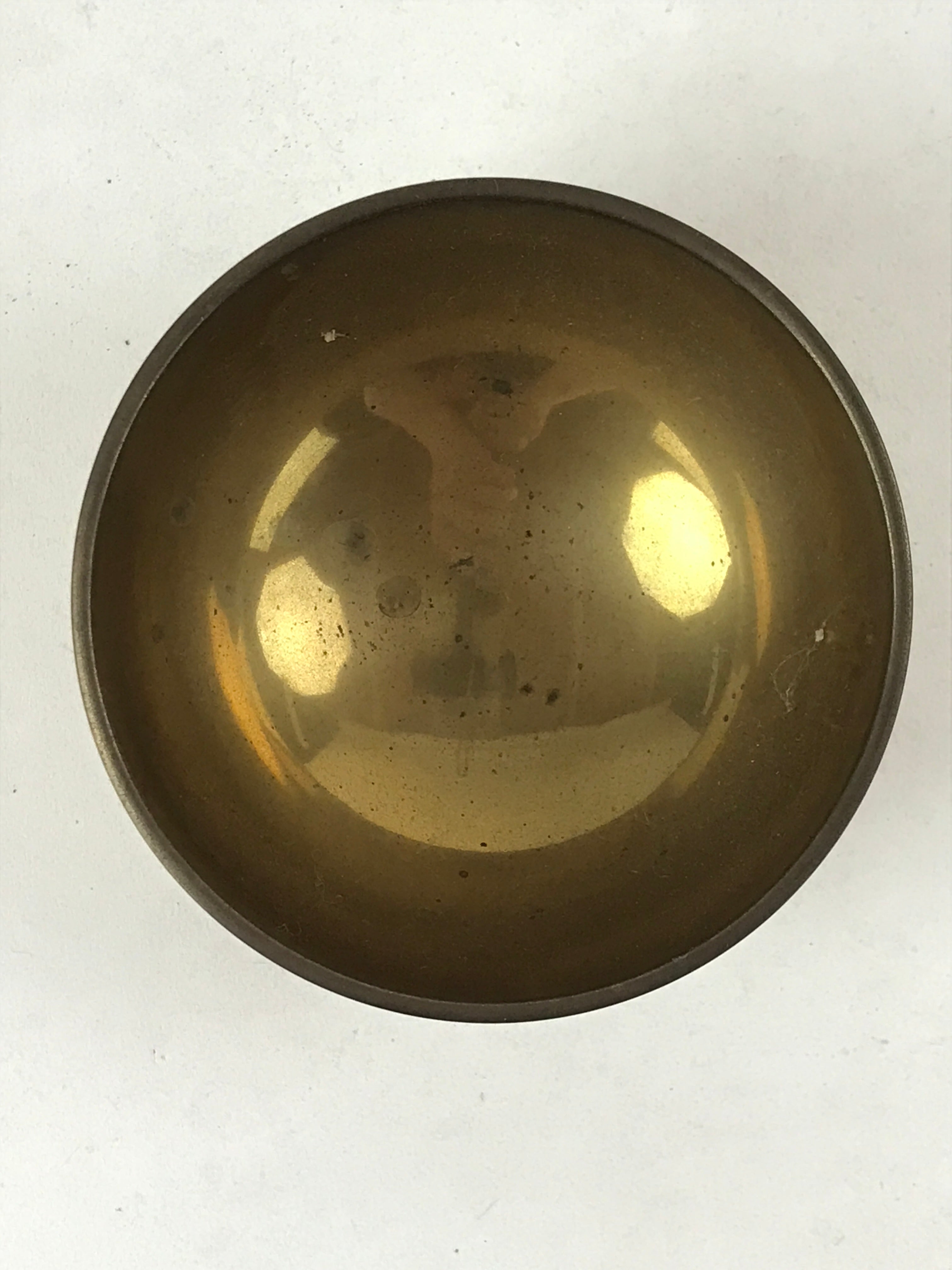 Japanese Buddhist Altar Fitting Orin Bell Singing Bowl Vtg Pillow Striker BA117