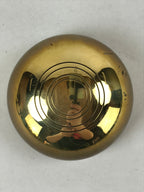 Japanese Buddhist Altar Fitting Orin Bell Singing Bowl Vtg Pillow Striker BA117