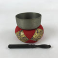 Japanese Buddhist Altar Fitting Orin Bell Singing Bowl Vtg Pillow Striker BA165