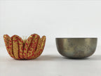 Japanese Buddhist Altar Fitting Orin Bell Singing Bowl Vtg Pillow Striker BA244