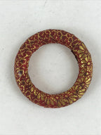 Japanese Buddhist Altar Fitting Orin Bell Vtg Bronze Bowl Pillow Striker BA62