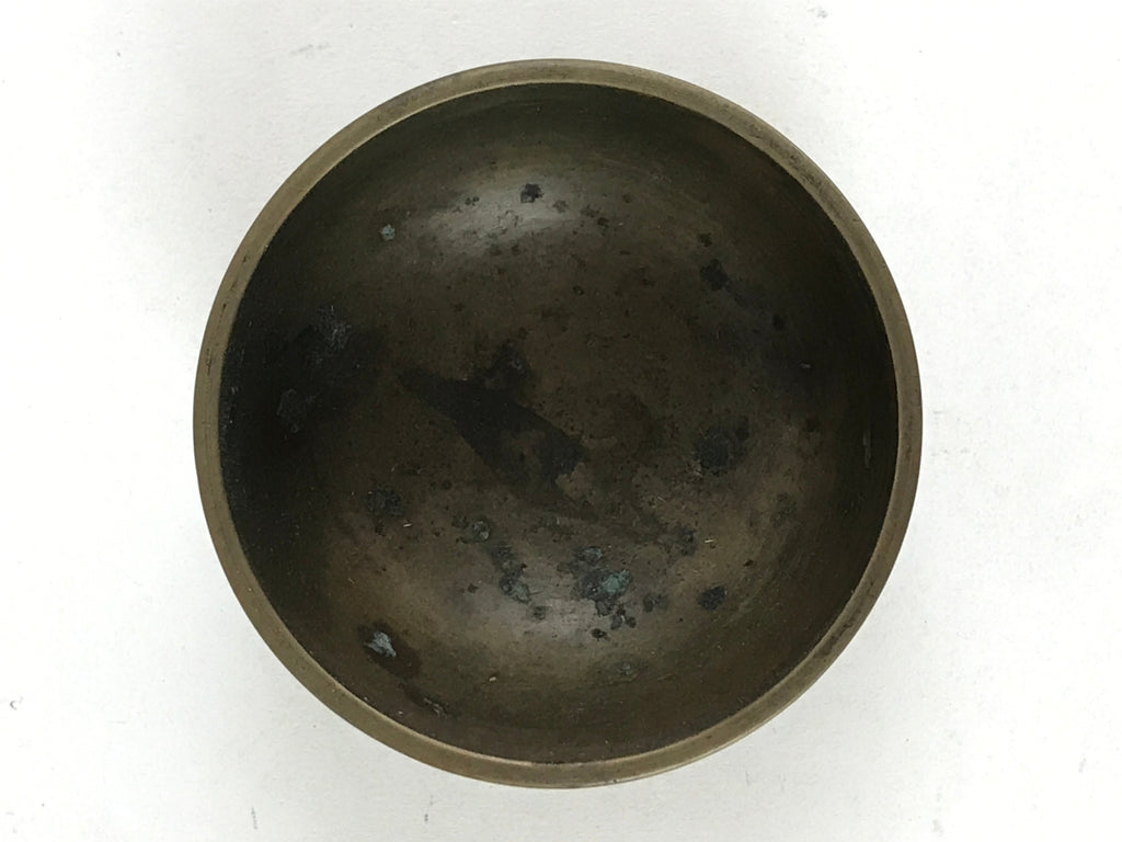 Japanese Buddhist Altar Fitting Orin Bell Vtg Bronze Bowl Pillow Striker BA62