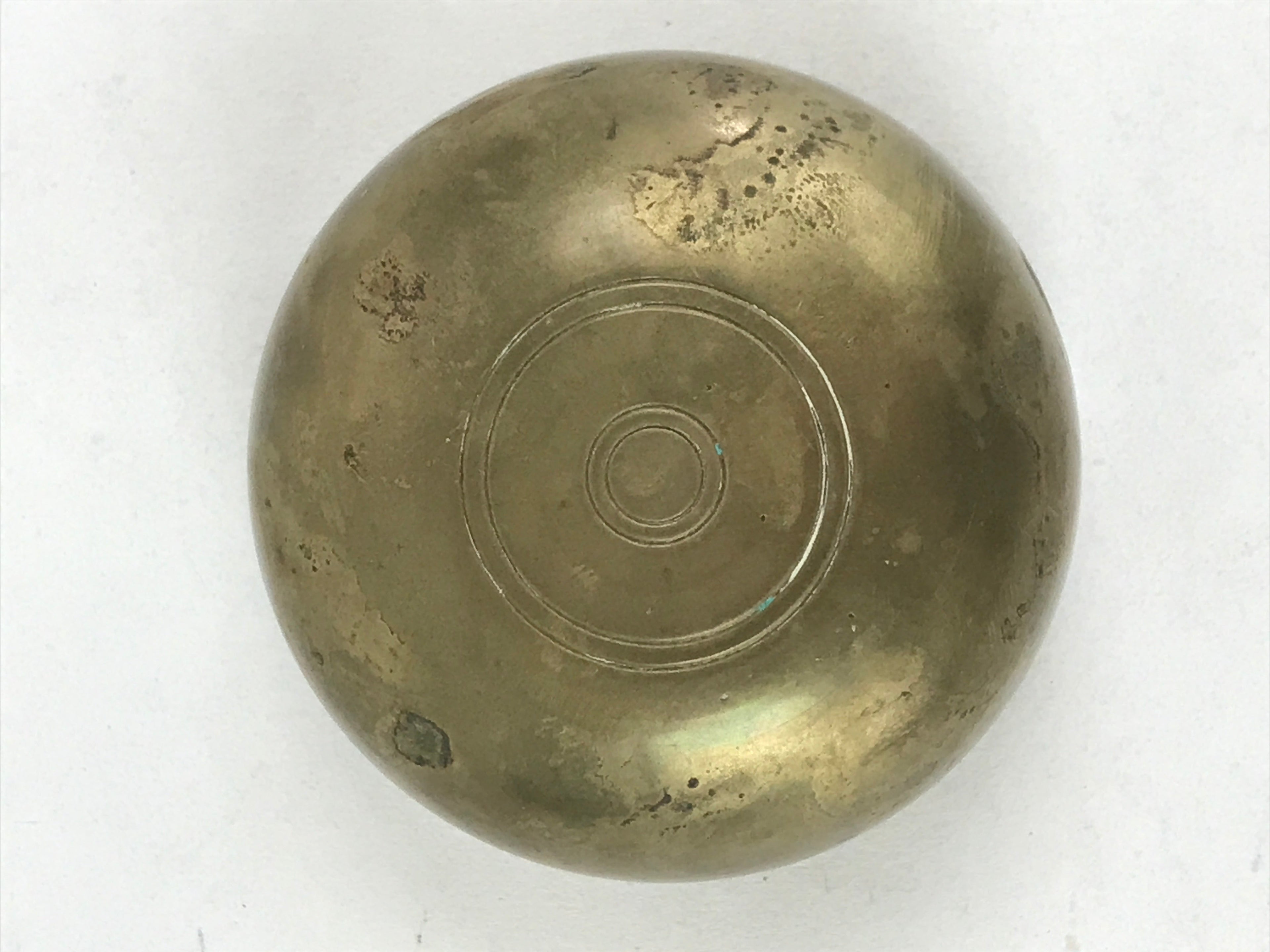 Japanese Buddhist Altar Fitting Orin Bell Vtg Bronze Bowl Pillow Striker BA62