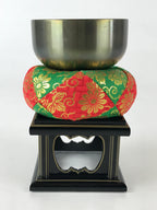 Japanese Buddhist Altar Fitting Orin Bell Vtg Singing Bowl Pillow Stand Striker