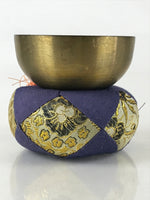 Japanese Buddhist Altar Fitting Orin Bell Vtg Singing Bowl Pillow Striker Butsugu