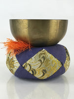 Japanese Buddhist Altar Fitting Orin Bell Vtg Singing Bowl Pillow Striker Butsugu