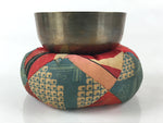 Japanese Buddhist Altar Fitting Orin Bell Vtg Singing Bowl Pillow Striker Butsugu