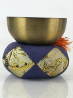 Japanese Buddhist Altar Fitting Orin Bell Vtg Singing Bowl Pillow Striker Butsugu