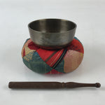 Japanese Buddhist Altar Fitting Orin Bell Vtg Singing Bowl Pillow Striker Butsugu