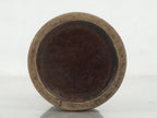 Japanese Buddhist Altar Fitting Porcelain Flower Vase Vtg Hanatate Brown BA649