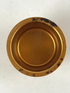 Japanese Buddhist Altar Fitting Porcelain Incense Burner Koro Vtg Green BA115