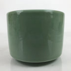 Japanese Buddhist Altar Fitting Porcelain Incense Burner Koro Vtg Green BA346