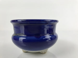 Japanese Buddhist Altar Fitting Porcelain Incense Burner Vtg Koro Blue Cup BA274