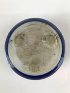 Japanese Buddhist Altar Fitting Porcelain Incense Burner Vtg Koro Blue Cup BA274
