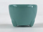 Japanese Buddhist Altar Fitting Porcelain Incense Burner Vtg Koro Blue Cup BA34