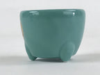 Japanese Buddhist Altar Fitting Porcelain Incense Burner Vtg Koro Blue Cup BA34