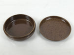 Japanese Buddhist Altar Fitting Resin Incense Container Kogo Brown Gold BA916