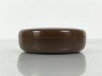 Japanese Buddhist Altar Fitting Resin Incense Container Kogo Brown Gold BA916