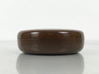 Japanese Buddhist Altar Fitting Resin Incense Container Kogo Brown Gold BA916