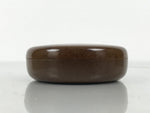 Japanese Buddhist Altar Fitting Resin Incense Container Kogo Brown Gold BA916