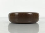 Japanese Buddhist Altar Fitting Resin Incense Container Kogo Brown Gold BA916